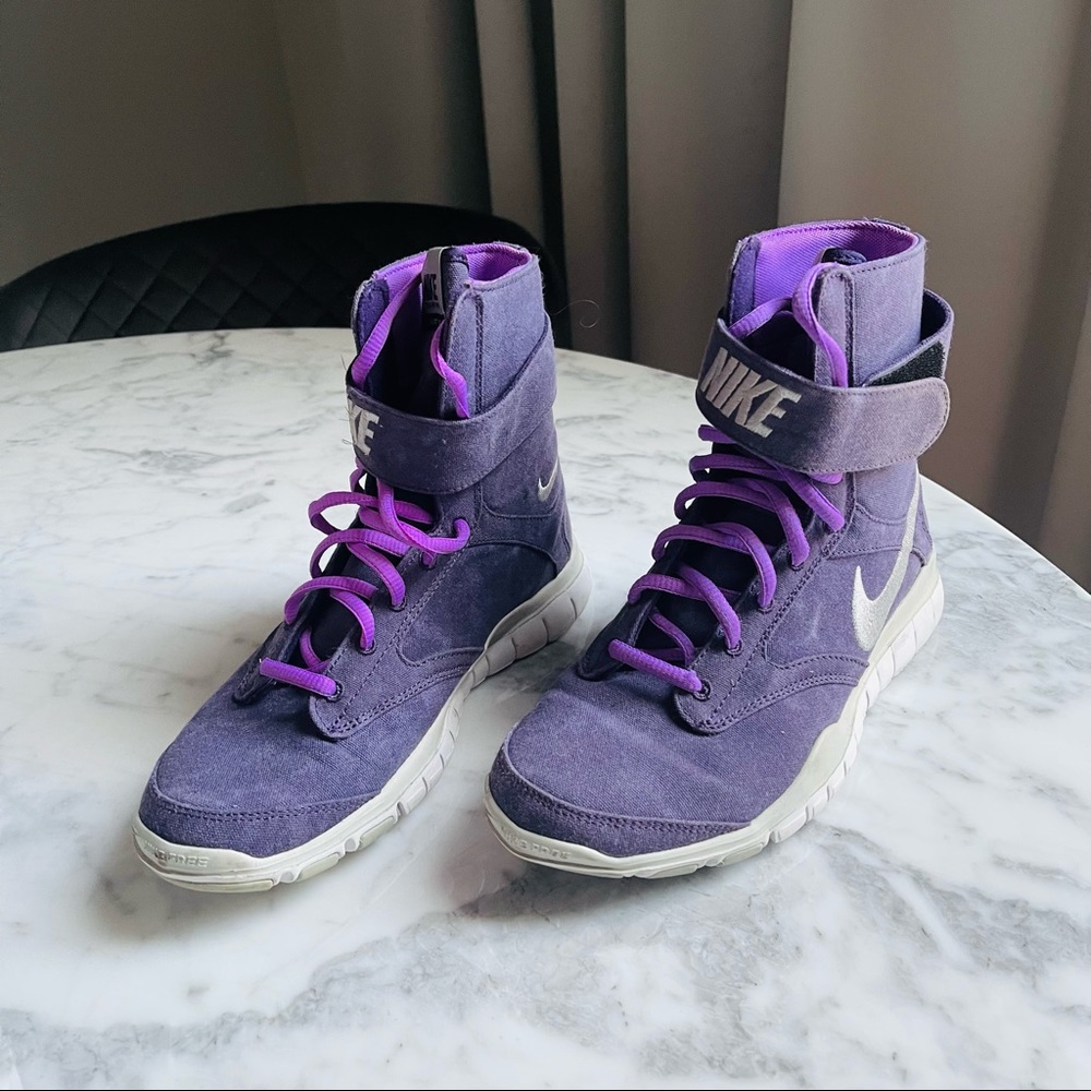 NEW Special Edition Purple High Top Nike Shoes